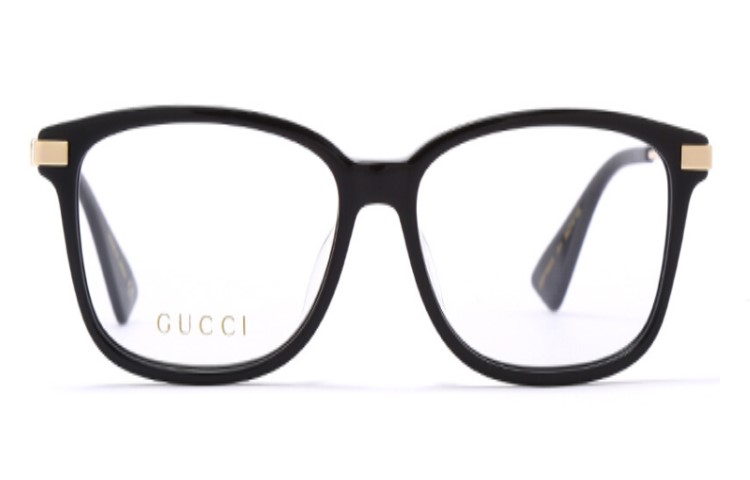 【Prescription Available】GUCCI Black Retro Square Optical Glasses Unisex Couple Design GG0759OA-001 54 圖 3