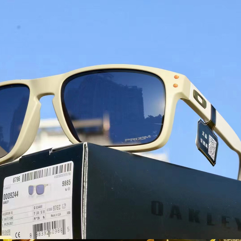 【Prescription Available】Oakley Prizm Square Sunglasses Trendy Unisex Couple Style 9244 Holbrook A 圖 46
