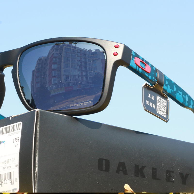 【Prescription Available】Oakley Prizm Square Sunglasses Trendy Unisex Couple Style 9244 Holbrook A 圖 48