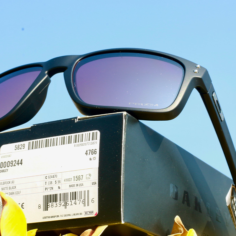 【Prescription Available】Oakley Prizm Square Sunglasses Trendy Unisex Couple Style 9244 Holbrook A 圖 50