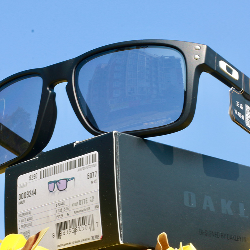 【Prescription Available】Oakley Prizm Square Sunglasses Trendy Unisex Couple Style 9244 Holbrook A 圖 52