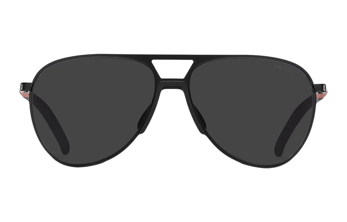 PRADA Black Aviator Sunglasses with Side Letter Detail SPS51XC059E1BOFE06L