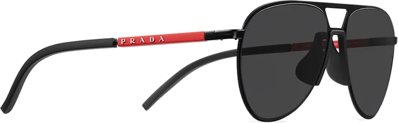 【可配度數】PRADA 黑色飛行員墨鏡附側邊字母細節 SPS51XC059E1BOFE06L Lookbook 【可配度數】PRADA 黑色飛行員墨鏡附側邊字母細節 SPS51XC059E1BOFE06L