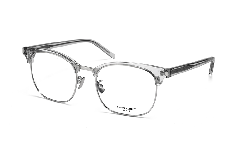 【Prescription Available】SAINT LAURENT Black Square Optical Glasses Unisex Couple Style SL 104F-003
