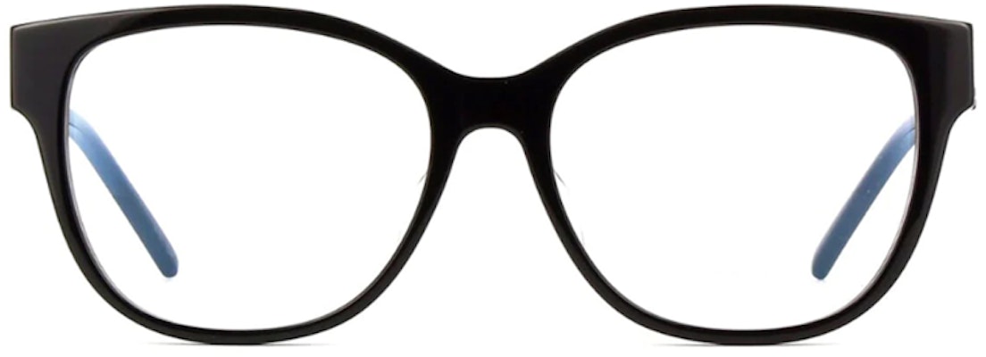 【度付き対応】サンローラン ロゴプリント イレギュラーフレーム ユニセックス ブラック SLM48O-B/F-001 Lookbook 【度付き対応】サンローラン ロゴプリント イレギュラーフレーム ユニセックス ブラック SLM48O-B/F-001