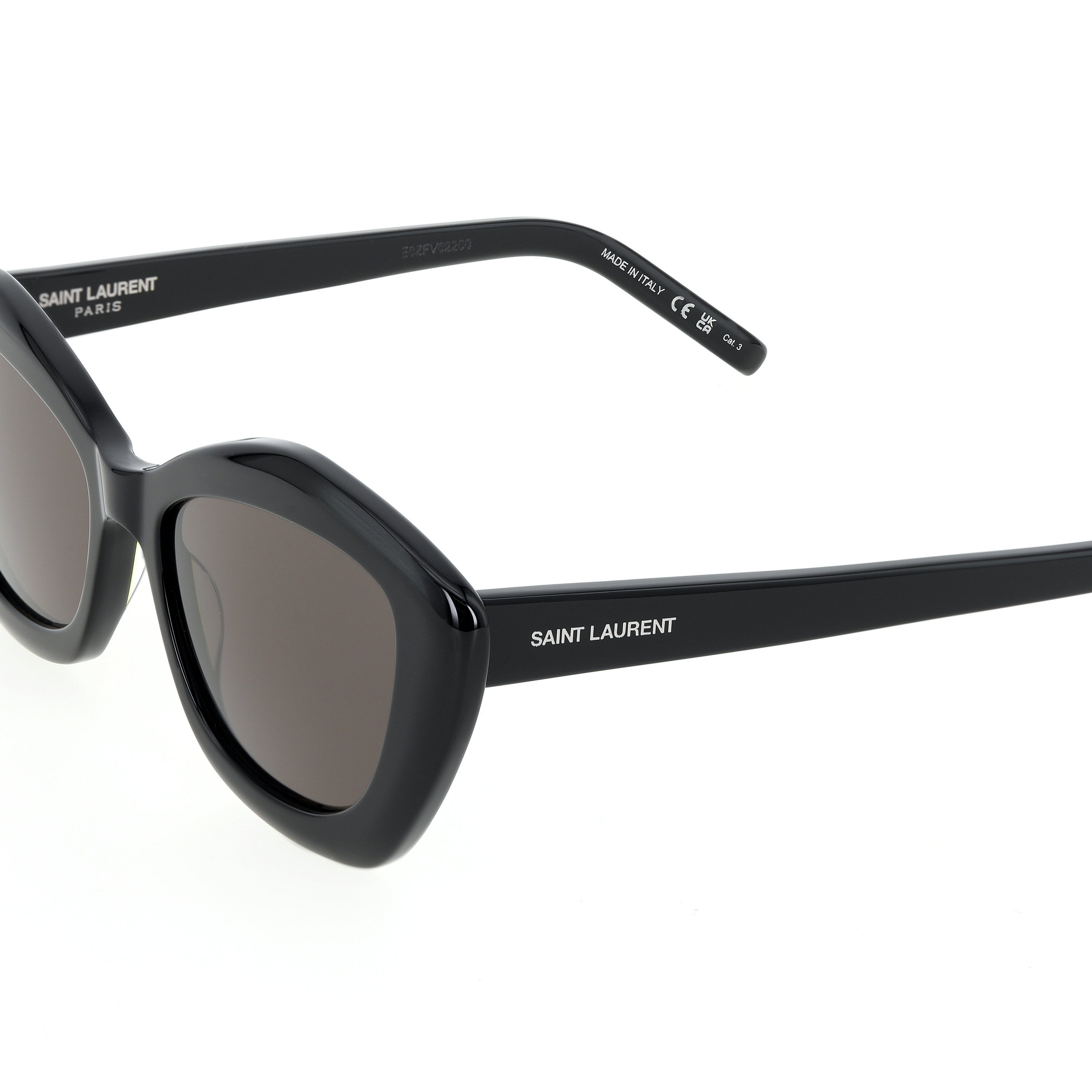【Prescription Available】SAINT LAURENT Logo Print Square Sunglasses Black Unisex SL-68-001 圖 6