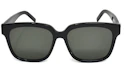 Lookbook SAINT LAURENT Logo Square Sunglasses Unisex Black SLM40F-003