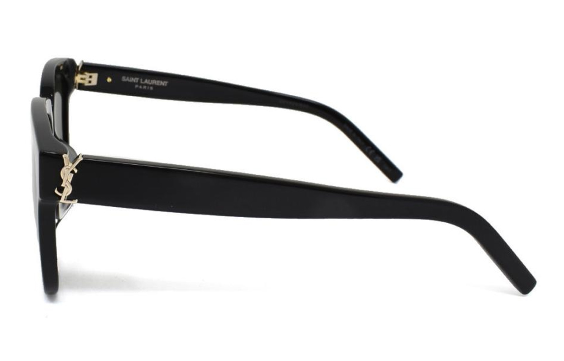 【Prescription Available】SAINT LAURENT Logo Square Sunglasses Unisex Black SLM40F-003 圖 4