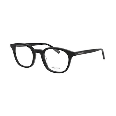 【Prescription Available】SAINT LAURENT Luxury Optical Irregular Black Glasses Unisex SL588001