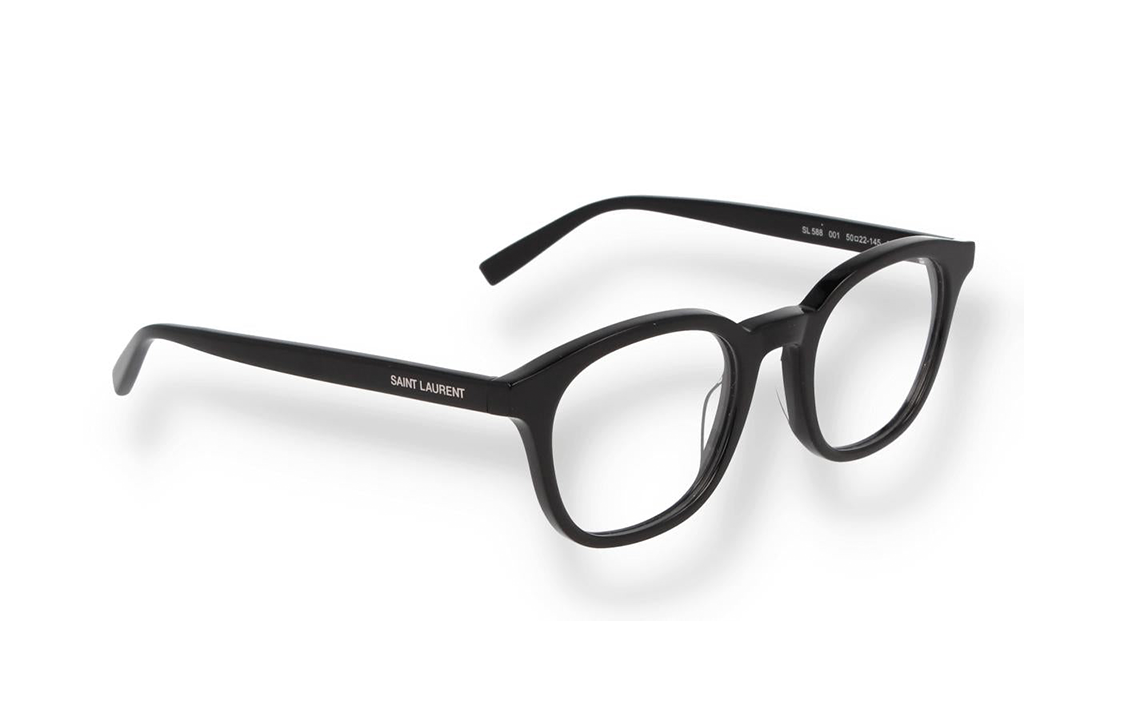 【Prescription Available】SAINT LAURENT Luxury Optical Irregular Black Glasses Unisex SL588001 圖 7