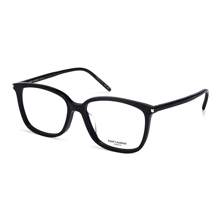 【Prescription Available】SAINT LAURENT Square Eyeglasses with Logo Unisex SL 453/F