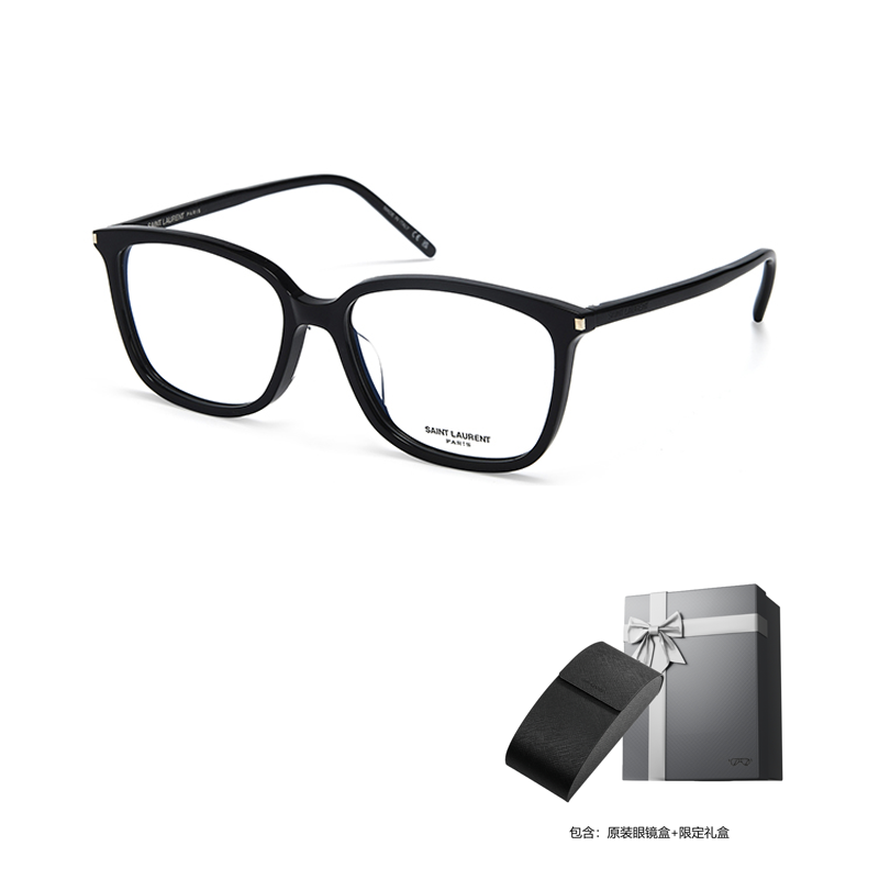 【Prescription Available】SAINT LAURENT Square Eyeglasses with Logo Unisex SL 453/F 圖 19