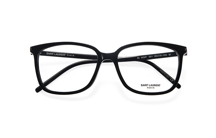 【Prescription Available】SAINT LAURENT Square Eyeglasses with Logo Unisex SL 453/F 圖 6