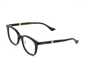 GUCCI Black Irregular Optical Eyeglasses for Men GG1500OK001 GUCCI Black Irregular Optical Eyeglasses for Men GG1500OK001