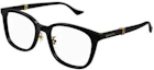 Order 【可配近视】GUCCI 男款黑色不规则光学眼镜 GG1500OK001