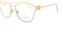 Buy 【Prescription Compatible】 MIU MIU Unisex Gold Eyeglass Frame - Lightweight & Stylish MU53UV 5AK1O1