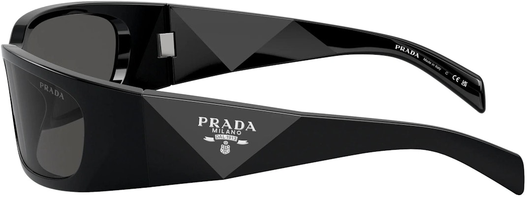 【Preskripsi Sesuai】 PRADA Unisex Cermin Mata Hitam dengan Logo & Bingkai Tidak Sekata PRA19S1AB5S0 Shop 【Preskripsi Sesuai】 PRADA Unisex Cermin Mata Hitam dengan Logo & Bingkai Tidak Sekata PRA19S1AB5S0