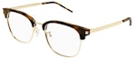 Order 【Kompatibel Resep】 Kacamata Optik Unisex SAINT LAURENT Bingkai Cokelat SL649F002