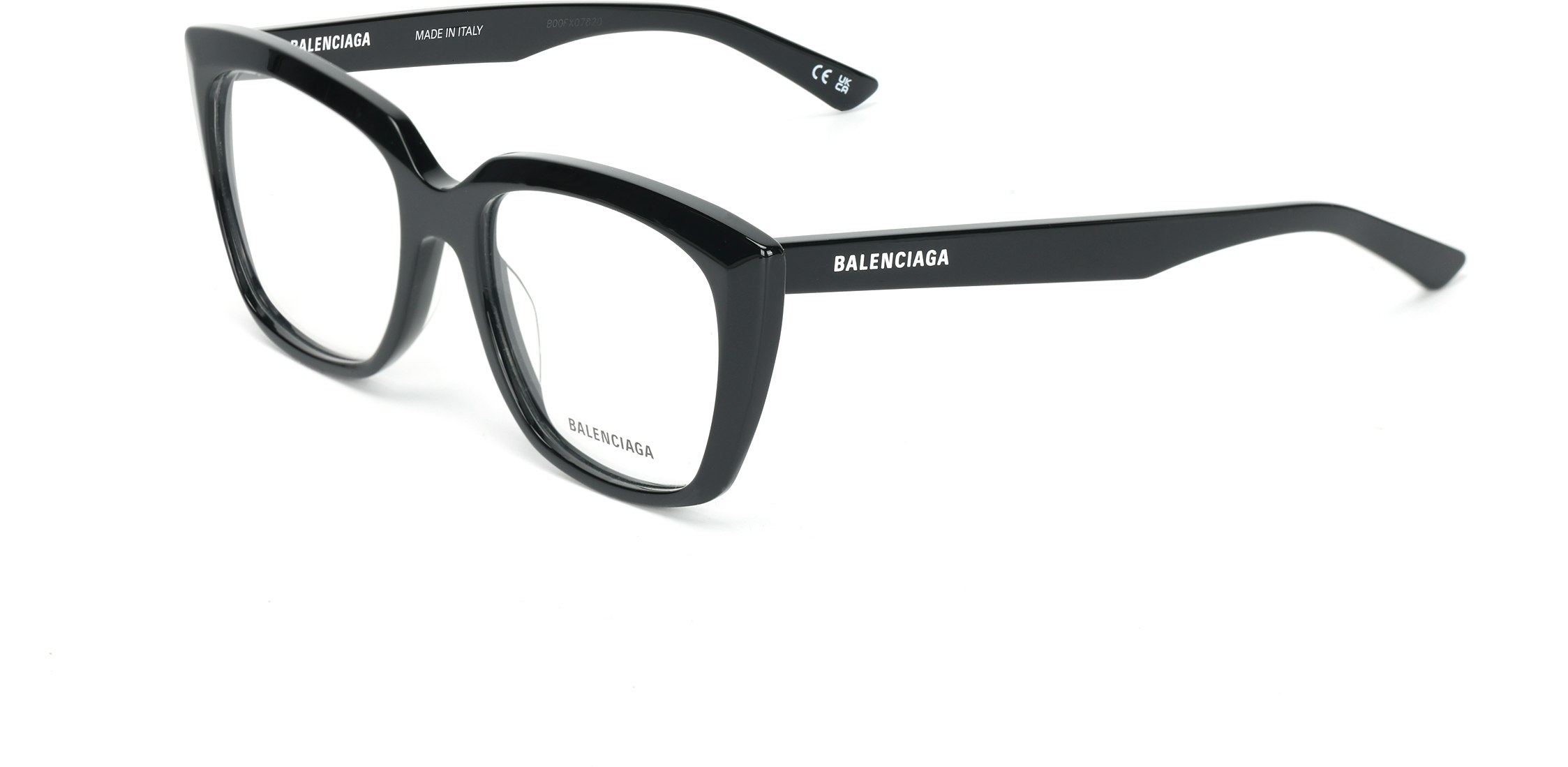 prescription-compatible-balenciaga-logo-cat-eye-optical-glasses-black-unisex-bb-0062-o-001