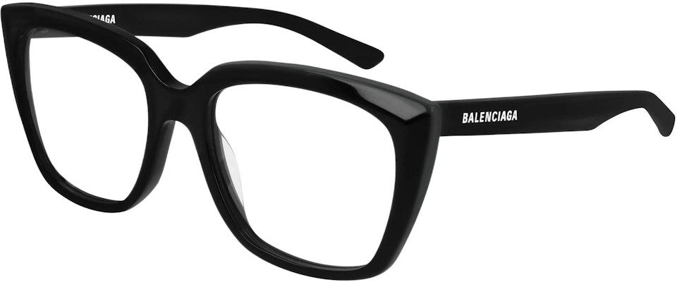【度付き対応】バレンシアガ ロゴ キャットアイ メガネ ブラック ユニセックス BB0062O-001 Order 【度付き対応】バレンシアガ ロゴ キャットアイ メガネ ブラック ユニセックス BB0062O-001