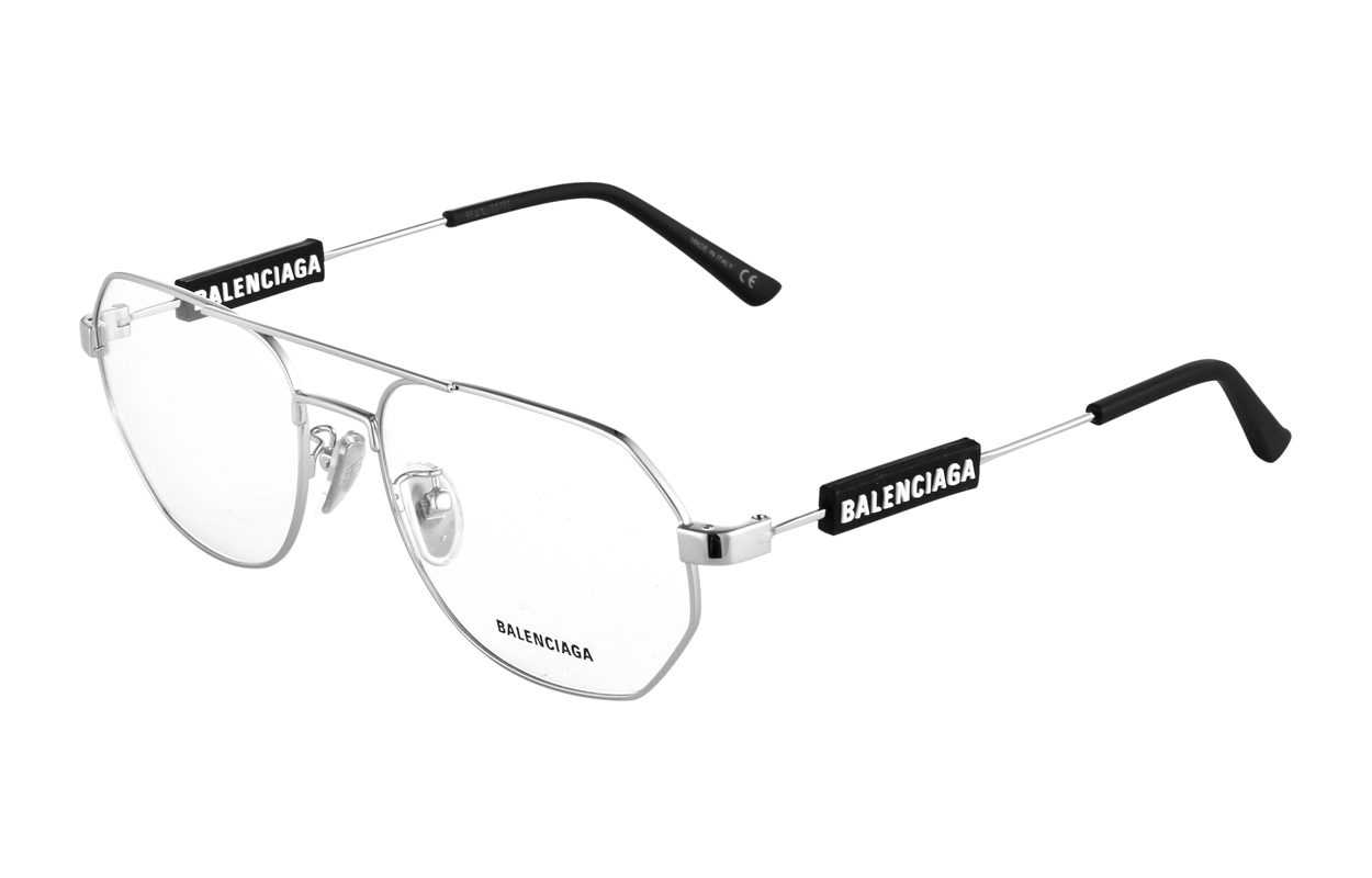 【Prescription Compatible】Balenciaga Pilot-Style Optical Glasses Silver-Unisex BB0117O-002 圖 5