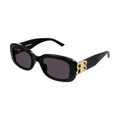 【Prescription Compatible】Balenciaga Retro Narrow Square Sunglasses Unisex情侣款 BB0310SK-001