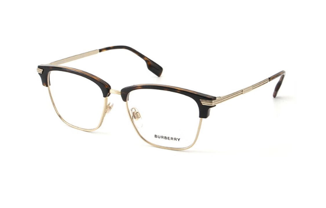 Order 【可配度数】Burberry 标志金属眉线眼镜 男女通用 龟壳色 BE2359-3002