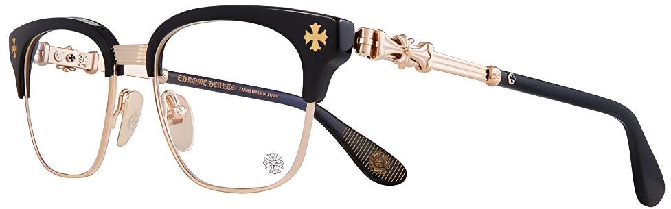prescription-compatible-chrome-hearts-logo-pattern-optical-frames-unisex-multicolor-bonennoisseur-ii
