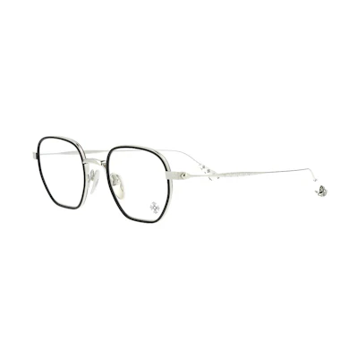 【Prescription Compatible】Chrome Hearts Optical Eyeglasses Frame Unisex Irregular Shape BONE-PRONE-I