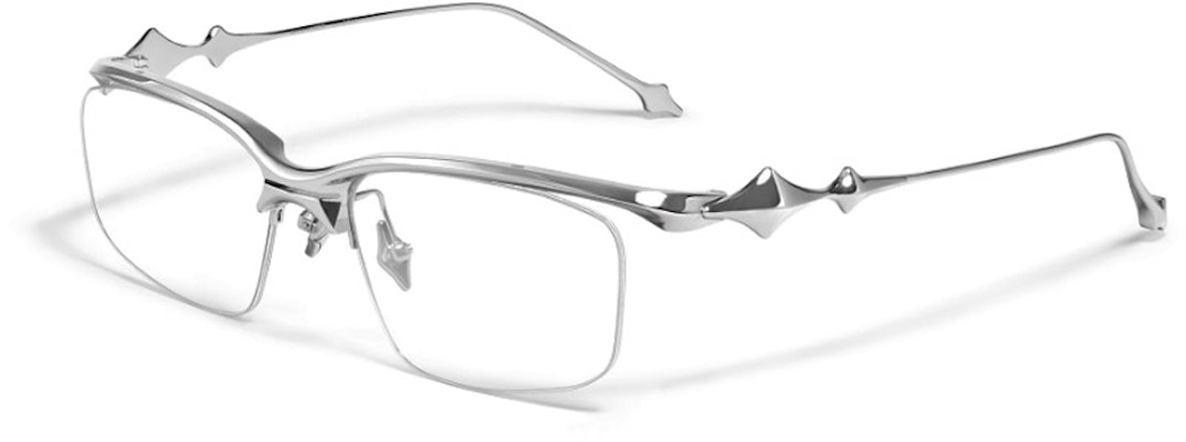 【도수 넣을 수 있음】젠틀몬스터 크로 볼드 시리즈 메탈 브로우라인 안경 실버 Kro-02 Order 【도수 넣을 수 있음】젠틀몬스터 크로 볼드 시리즈 메탈 브로우라인 안경 실버 Kro-02