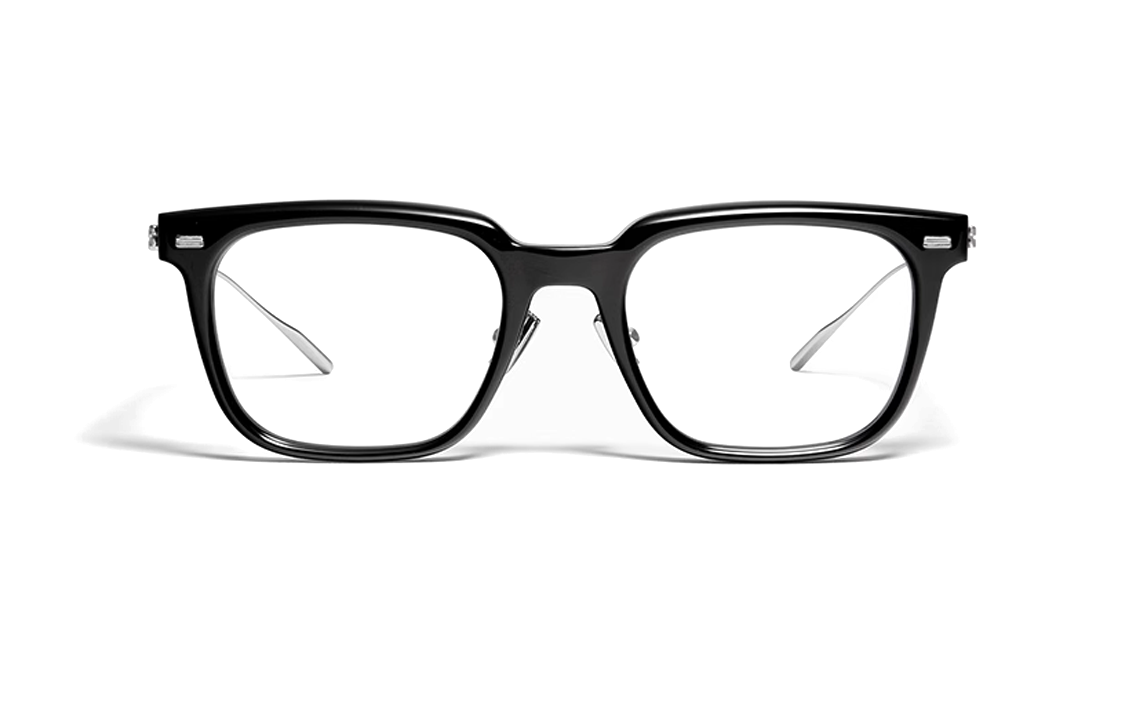 Lookbook 【度付き対応】GENTLE MONSTER シルバー スクエア メガネ ユニセックス カップル用 ZIN-01