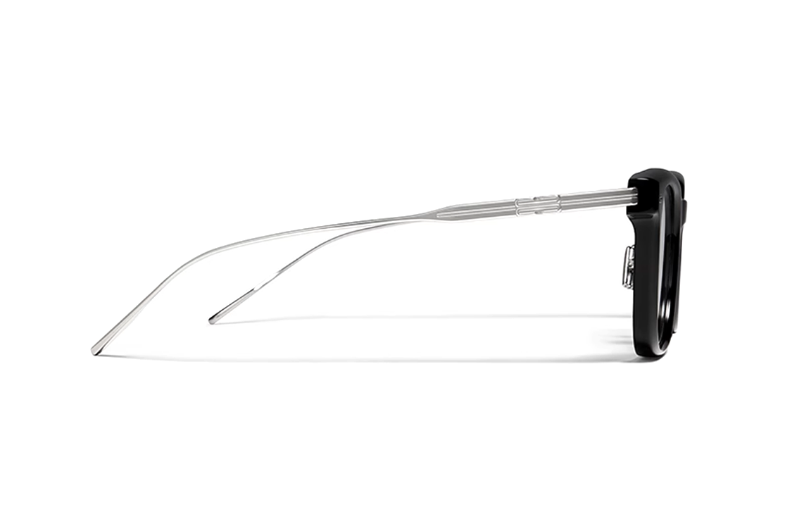 Shop 【度付き対応】GENTLE MONSTER シルバー スクエア メガネ ユニセックス カップル用 ZIN-01