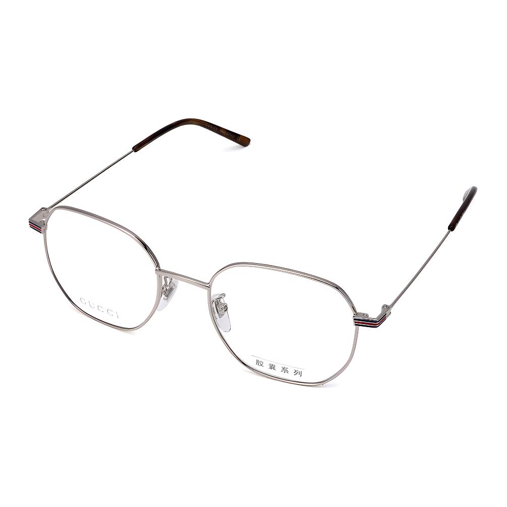 【Prescription Compatible】GUCCI Square Alloy Optical Glasses Silver -  Fashion Eyewear GG1125OA-003