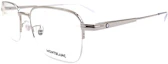 Buy 【Compatibles con Graduación】Gafas Ópticas Rectangulares de Media Montura MONTBLANC Para Hombre MB0220OA-004