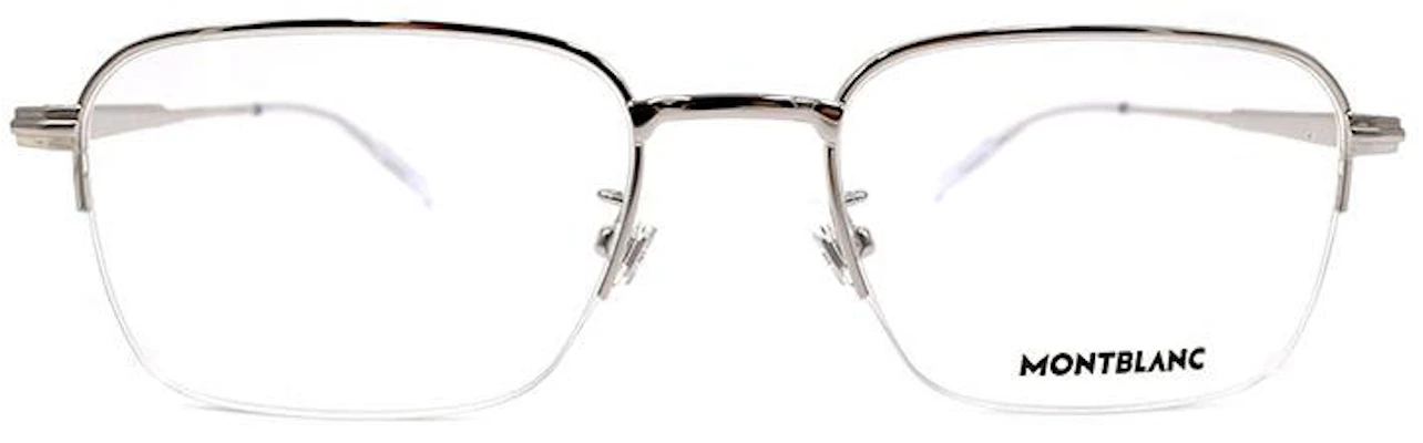 【Compatibles con Graduación】Gafas Ópticas Rectangulares de Media Montura MONTBLANC Para Hombre MB0220OA-004 Order 【Compatibles con Graduación】Gafas Ópticas Rectangulares de Media Montura MONTBLANC Para Hombre MB0220OA-004