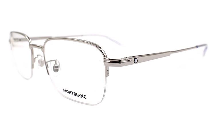 【Prescription Compatible】MONTBLANC Metal Half-Frame Rectangular Optical Glasses for Men MB0220OA-004 圖 3