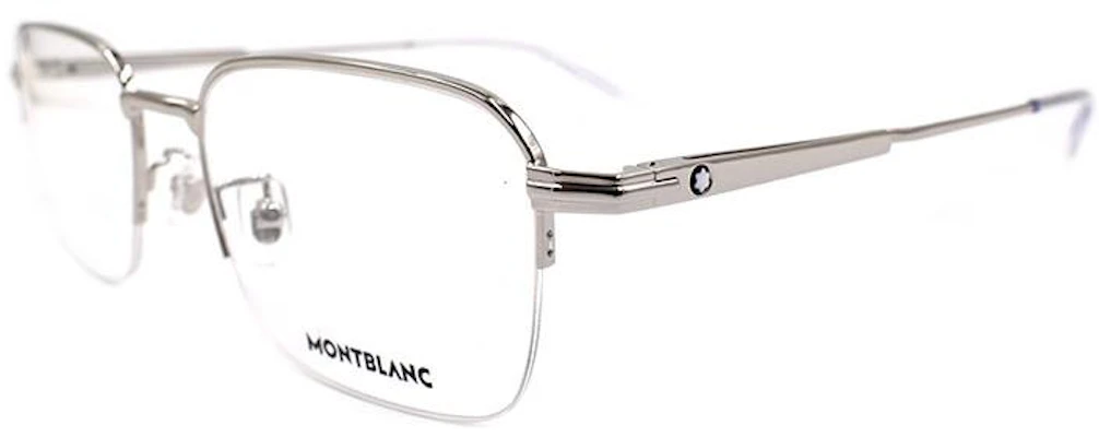【Compatibles con Graduación】Gafas Ópticas Rectangulares de Media Montura MONTBLANC Para Hombre MB0220OA-004 Lookbook 【Compatibles con Graduación】Gafas Ópticas Rectangulares de Media Montura MONTBLANC Para Hombre MB0220OA-004
