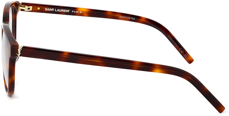 【可配度數】SAINT LAURENT 經典印字橢圓醋酸材質眼鏡 龜殼色 SL M111/F-002 Shop 【可配度數】SAINT LAURENT 經典印字橢圓醋酸材質眼鏡 龜殼色 SL M111/F-002