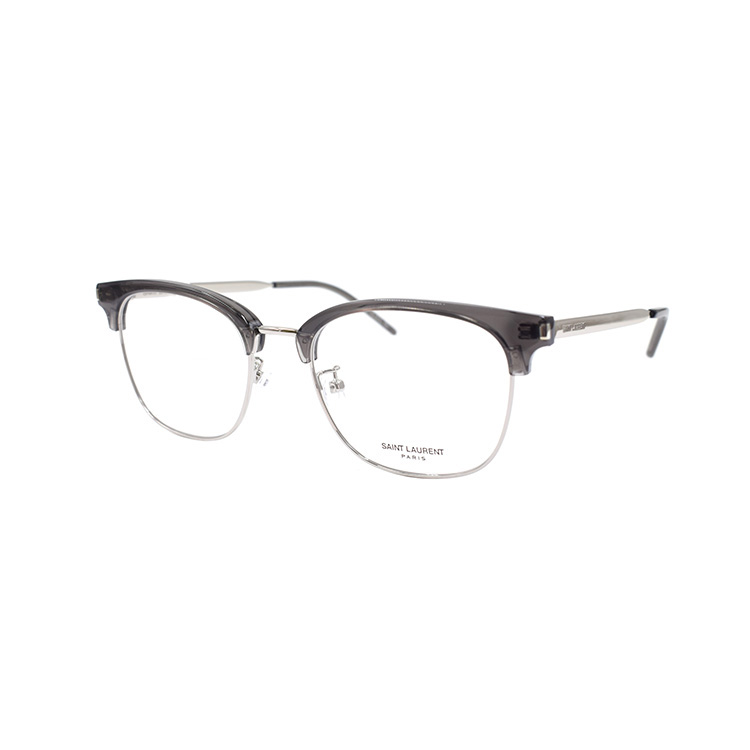 【Prescription Compatible】Saint Laurent Rectangular Eyewear Frame Unisex Optical Glasses SL649F-004