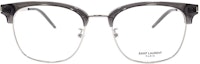 Lookbook 【도수 가능】생로랑 직사각형 안경테 유니섹스 안경 SL649F-004