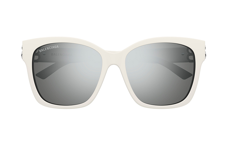 【Prescription Friendly】 Balenciaga Sunglasses Black/White Square Unisex Couple Style BB0102SA-016 圖 3