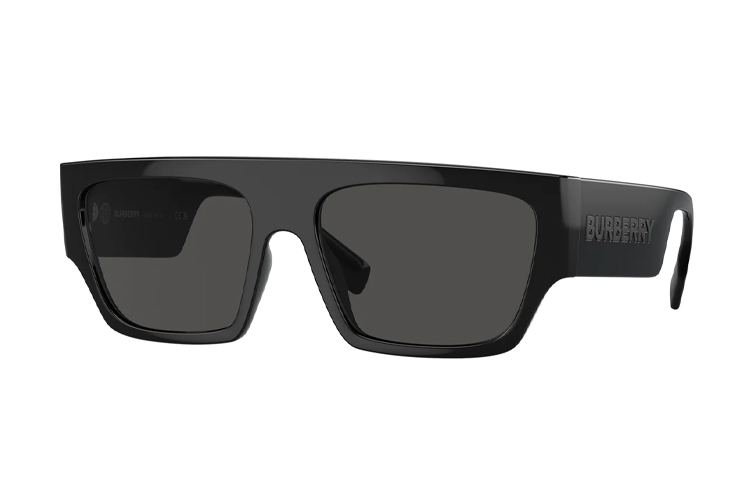 Lookbook Burberry Full Rim Irregular Sunglasses Unisex Couple Style 0BE4397U