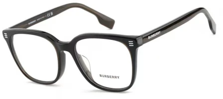 Burberry Unisex Black Optical Glasses with Engraved Temples OBE2361D-3010 Burberry Unisex Black Optical Glasses with Engraved Temples OBE2361D-3010