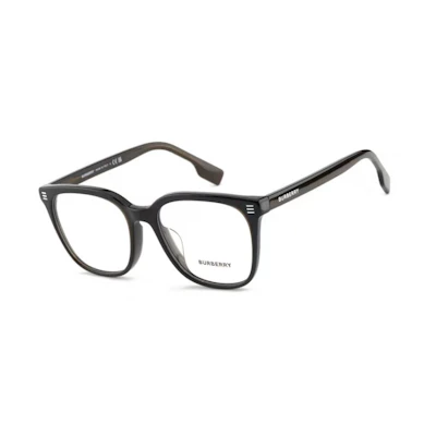 【Prescription Ready】Burberry Unisex Black Optical Glasses with Engraved Temples OBE2361D-3010