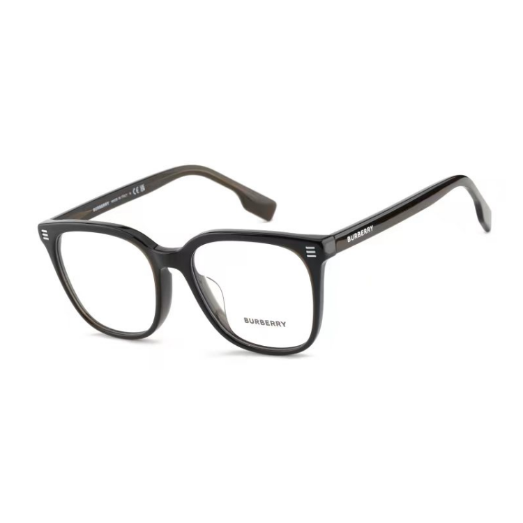 【Prescription Ready】Burberry Unisex Black Optical Glasses with Engraved Temples OBE2361D-3010 圖 2