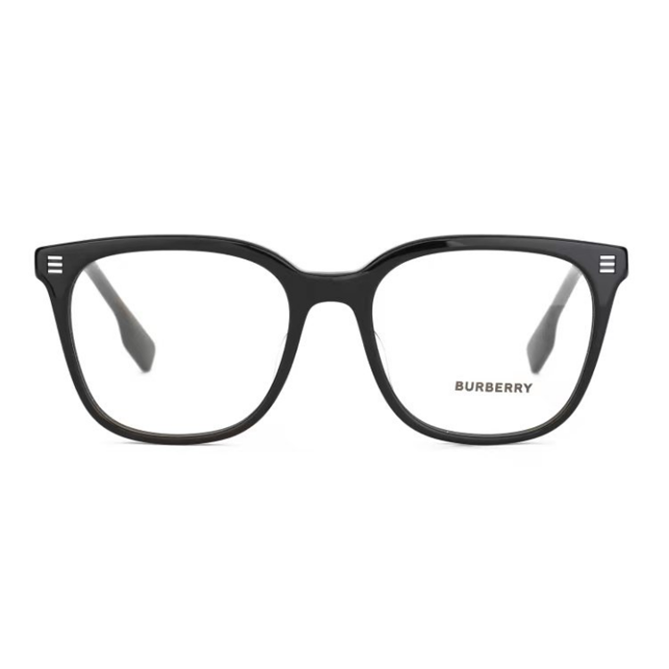 【Prescription Ready】Burberry Unisex Black Optical Glasses with Engraved Temples OBE2361D-3010 圖 3