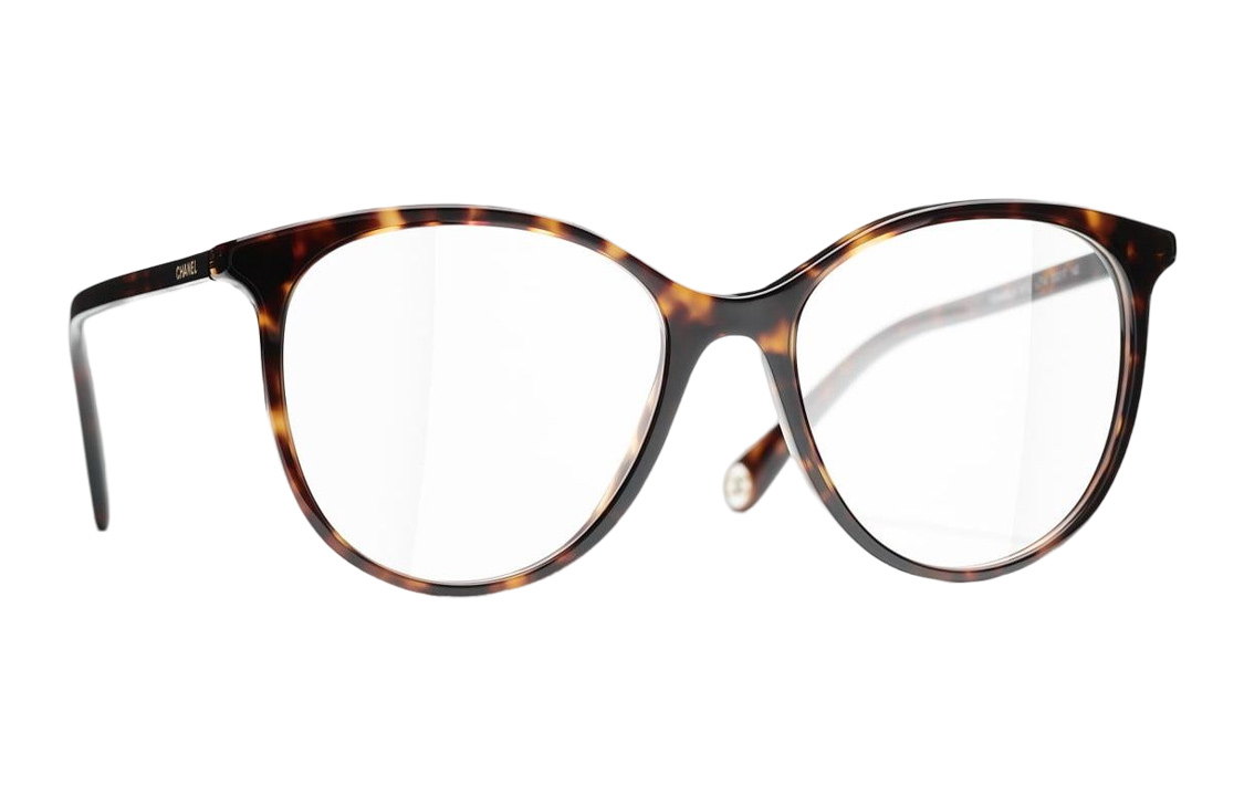 Lookbook 【可配镜】CHANEL 蝴蝶式欧洲醋酸光学眼镜 男女通用 CH3432-C714