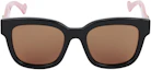 Buy GUCCI Rectangle Acetate Square Sunglasses Unisex Black GG0998S-005