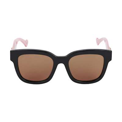 【Prescription Ready】GUCCI Rectangle Acetate Square Sunglasses Unisex Black GG0998S-005