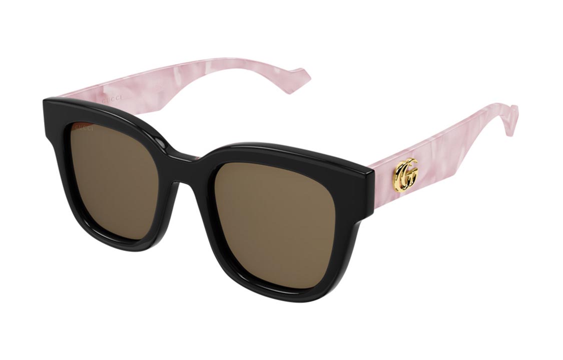 Order GUCCI Rectangle Acetate Square Sunglasses Unisex Black GG0998S-005